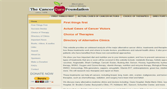 Desktop Screenshot of cancure.org